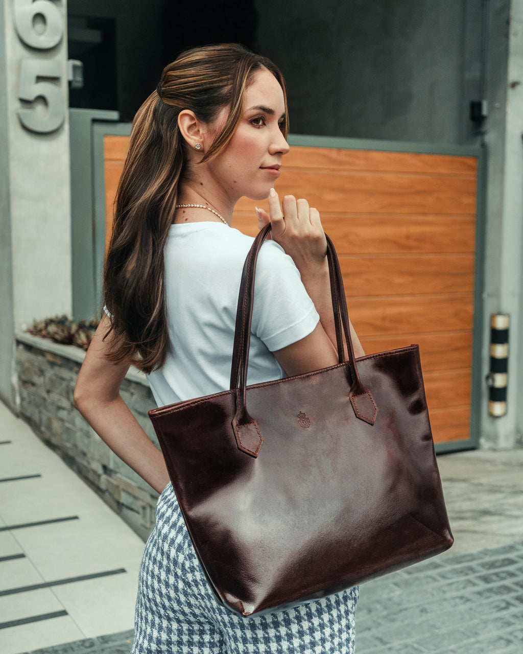 BOLSO TOTE GARDENIA